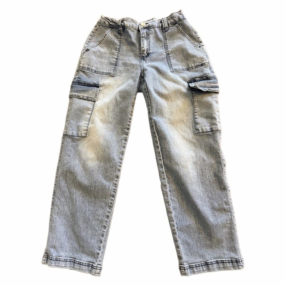 Madden Girl Jeans Women’s Med Cargo Pockets Baggy Size Medium